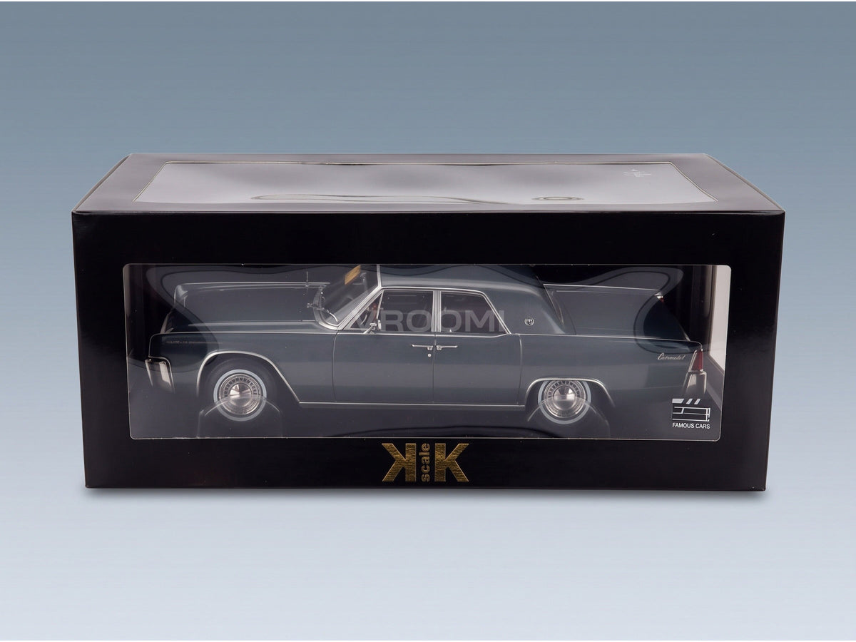 Lincoln Continental Sedan 1963 Grey Metallic KK Scale 1:18 - box