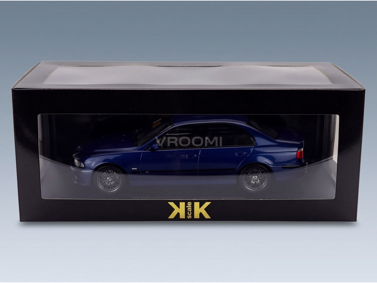 BMW M5 E39 1998 Avus Blue Metallic KK Scale 1:18 - box