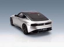 Nissan Fairlady Z Coupe 2023 Silver Kyosho 1:18 scale model - rear three-quarter view
