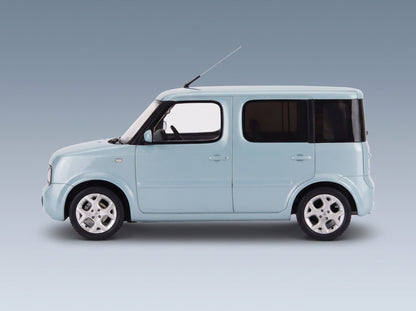 NISSAN - CUBE 2003 - LIGHT BLUE scale model - side view