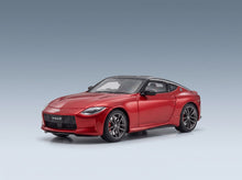 Nissan Fairlady Z Coupe 2023 Red Kyosho 1:43 scale model - front three-quarter view