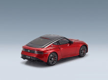 Nissan Fairlady Z Coupe 2023 Red Kyosho 1:43 scale model - rear three-quarter view