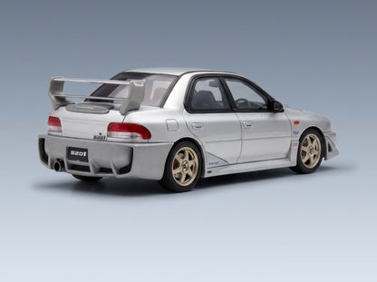 SUBARU - IMPREZA (S201) 2007 - SILVER scale model - rear three-quarter view