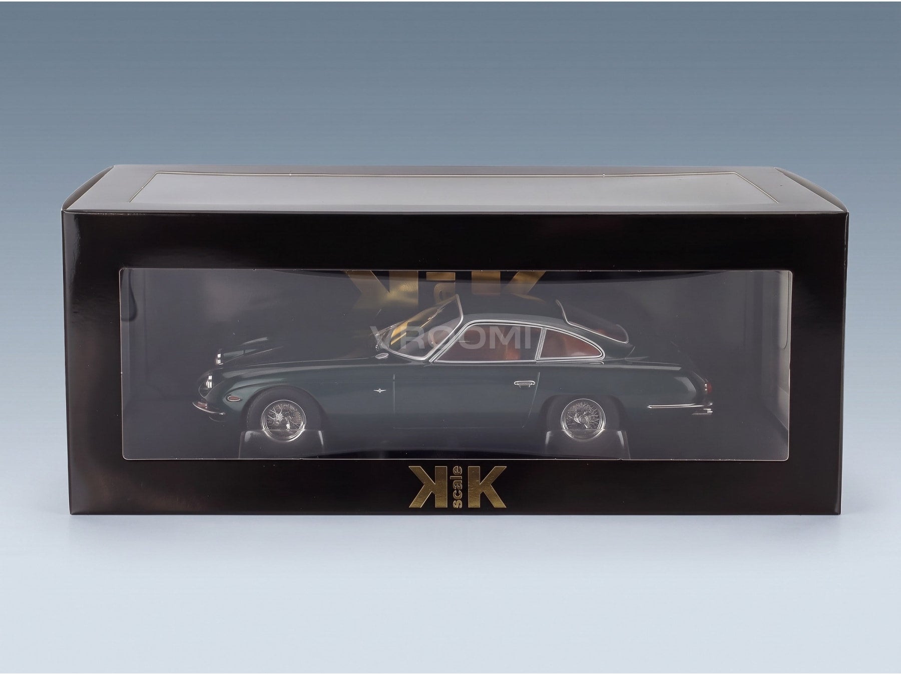 Lamborghini 400 GT 2+2 1965 Dark Green KK Scale 1:18 scale model - original packaging