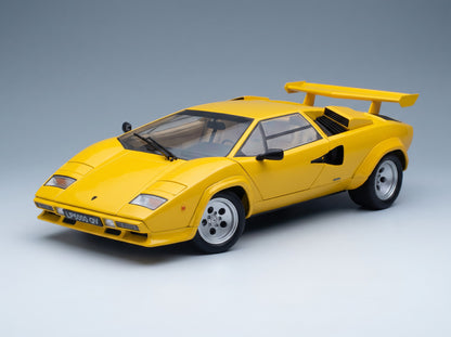 Lamborghini Countach LP 5000S QV 1985 Yellow KK Scale 1:12 scale model - opening parts