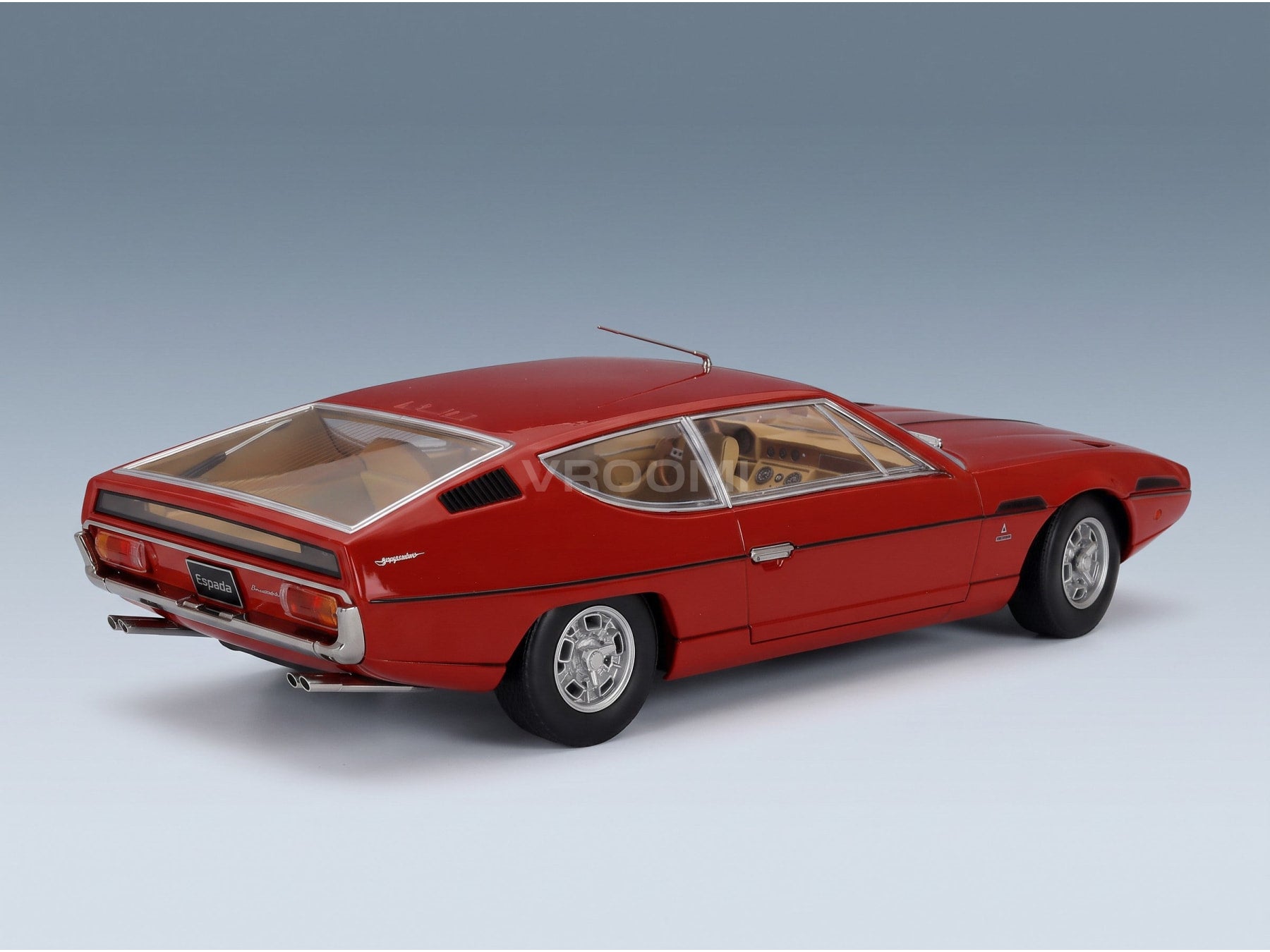 Lamborghini Espada 2-Series 1970 Red KK Scale 1:18 scale model - rear three-quarter view