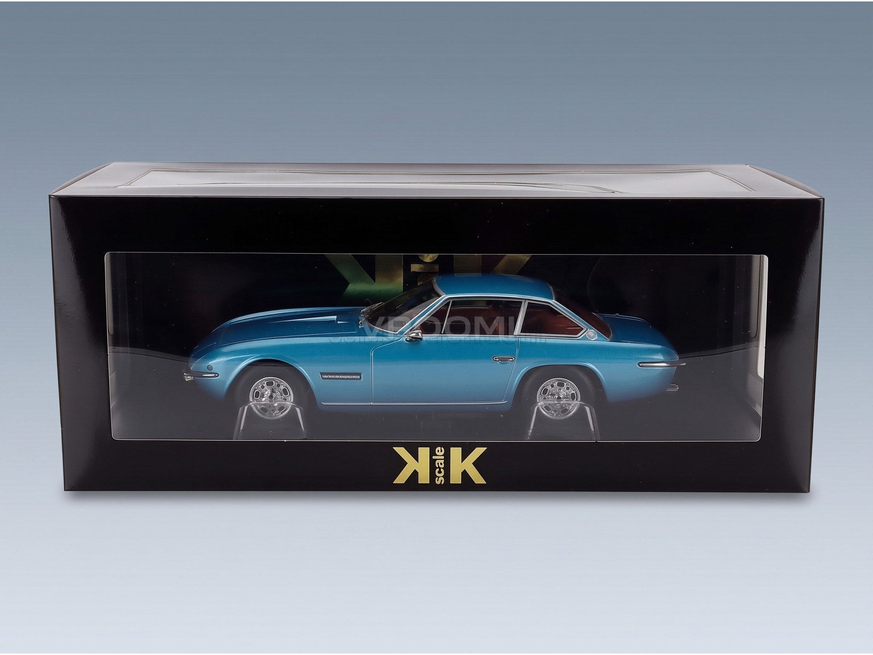 Lamborghini Islero S 1969 Light Blue KK Scale 1:18 scale model - original packaging