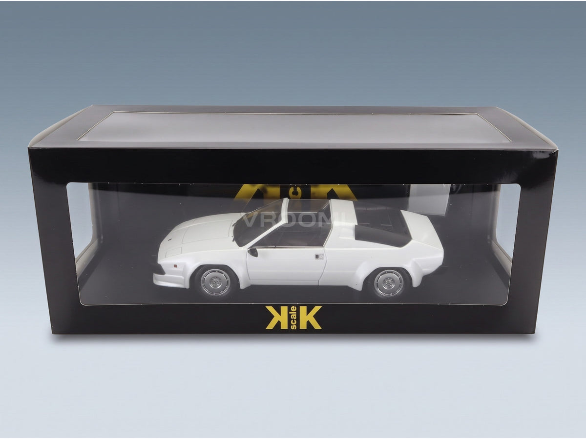 Lamborghini Jalpa 3500 1982 White KK Scale 1:18 scale model - original packaging