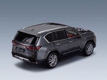 Lexus LX600 2024 Grey LCD Models 1:43 scale model - rear three-quarter view