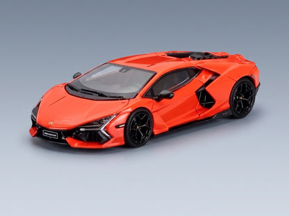 Lamborghini Revuelto 2023 Orange LCD Models 1:64 scale model - front three-quarter view