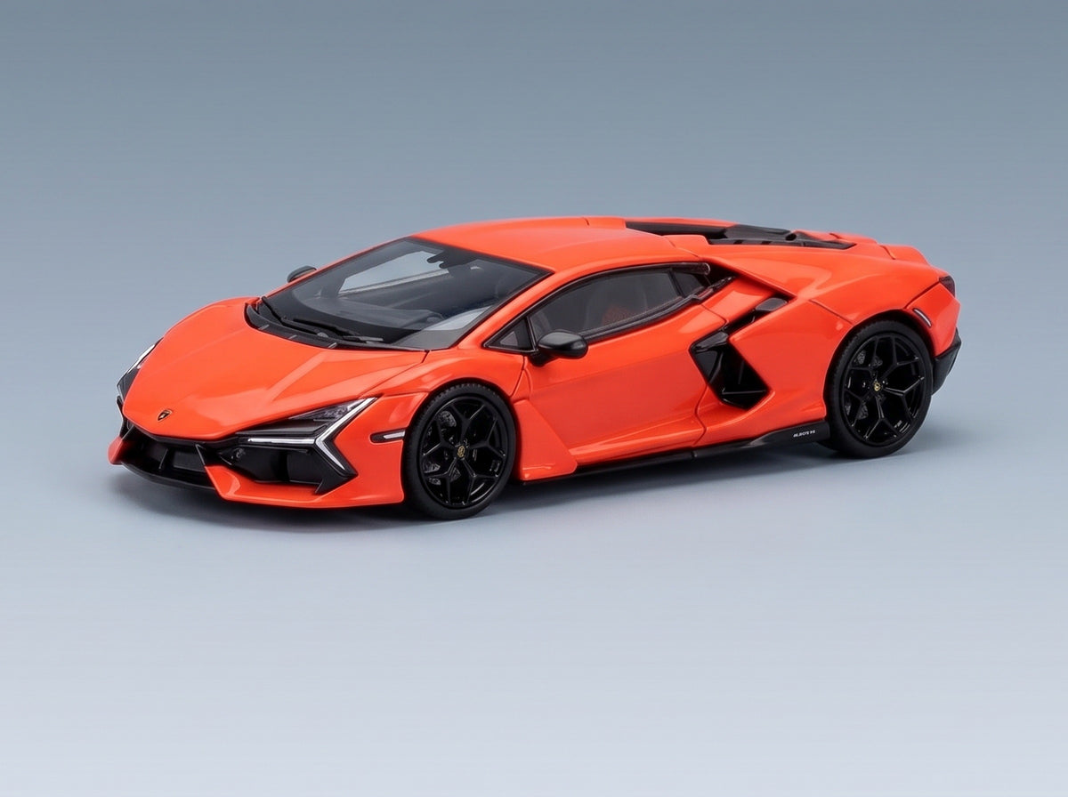 Lamborghini Revuelto 2023 Orange LCD Models 1:64 scale model - side view