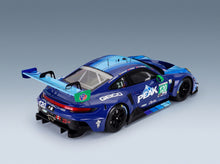 Porsche 911 GT3 R (992) Wright Motorsports No. 120 Makowiecki Skeer Heylen Adelson Rolex 24 at Daytona 2024 IXO Models 1:18 scale model - rear three-quarter view