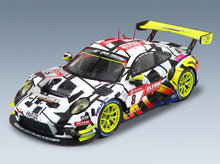 Porsche 911 991-2 GT3 R Iron Force Racing No. 8 S. Jans A. De Leener L. Luhr J.E. Slooten 24h Nürburgring 2019 IXO Models 1:43 scale model - front three-quarter view