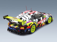 Porsche 911 991-2 GT3 R Iron Force Racing No. 8 S. Jans A. De Leener L. Luhr J.E. Slooten 24h Nürburgring 2019 IXO Models 1:43 scale model - rear three-quarter view