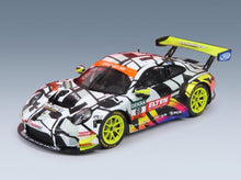 Porsche 911 991-2 GT3 R Iron Force No. 69 L. Luhr M. Holzer ADAC GT Masters Nürburgring 2019 IXO Models 1:43 scale model - front three-quarter view