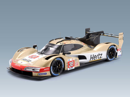 Porsche 963 Hertz JOTA No. 38 Da Costa Stevens Ye 24h Le Mans 2023 IXO Models 1:18 scale model - front three-quarter view