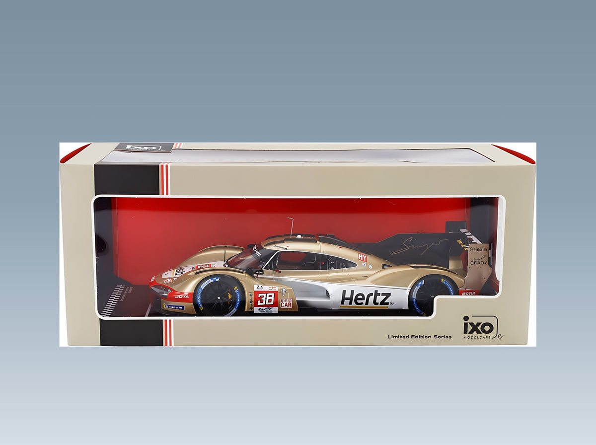 Porsche 963 Hertz JOTA No. 38 Da Costa Stevens Ye 24h Le Mans 2023 IXO Models 1:18 scale model - original packaging