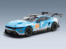 Ford Mustang GT3 Proton Competition No. 77 Ben Barker Zacharie Robichon Ryan Hardwick 24h Le Mans 2024 IXO Models 1:18 scale model - front three-quarter view