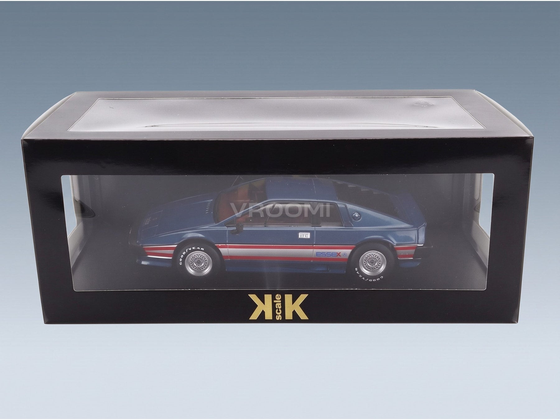 Lotus Esprit Turbo 1981 Blue KK Scale 1:18 scale model - original packaging