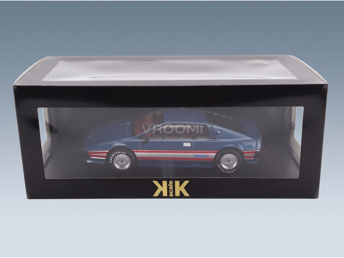 Lotus Esprit Turbo 1981 Blue KK Scale 1:18 scale model - original packaging