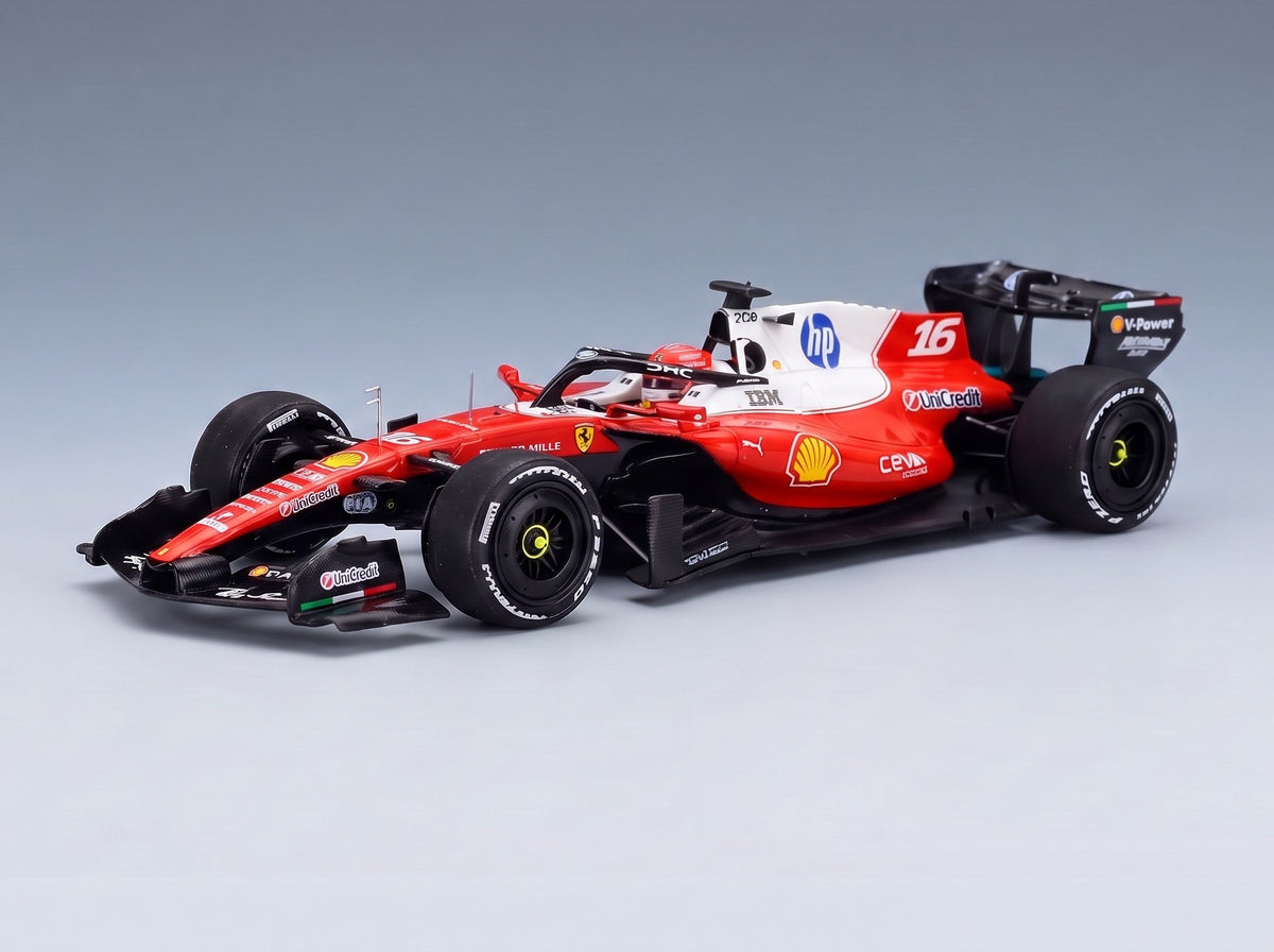 FERRARI - F1  SF-26 TEAM SCUDERIA FERRARI HP SF26 N 16 3rd AUSTRALIAN GP 2026 CHARLES LECLERC - RED WHITE BLACK scale model - front three-quarter view