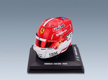 BELL HELMET - CASCO HELMET F1 CHARLES LECLERC TEAM FERRARI HP N 16 SEASON 2026 - RED WHITE scale helmet - front three-quarter view