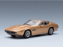 Maserati Ghibli Coupé 1969 Gold Metallic KK Scale 1:18 scale model - front three-quarter view
