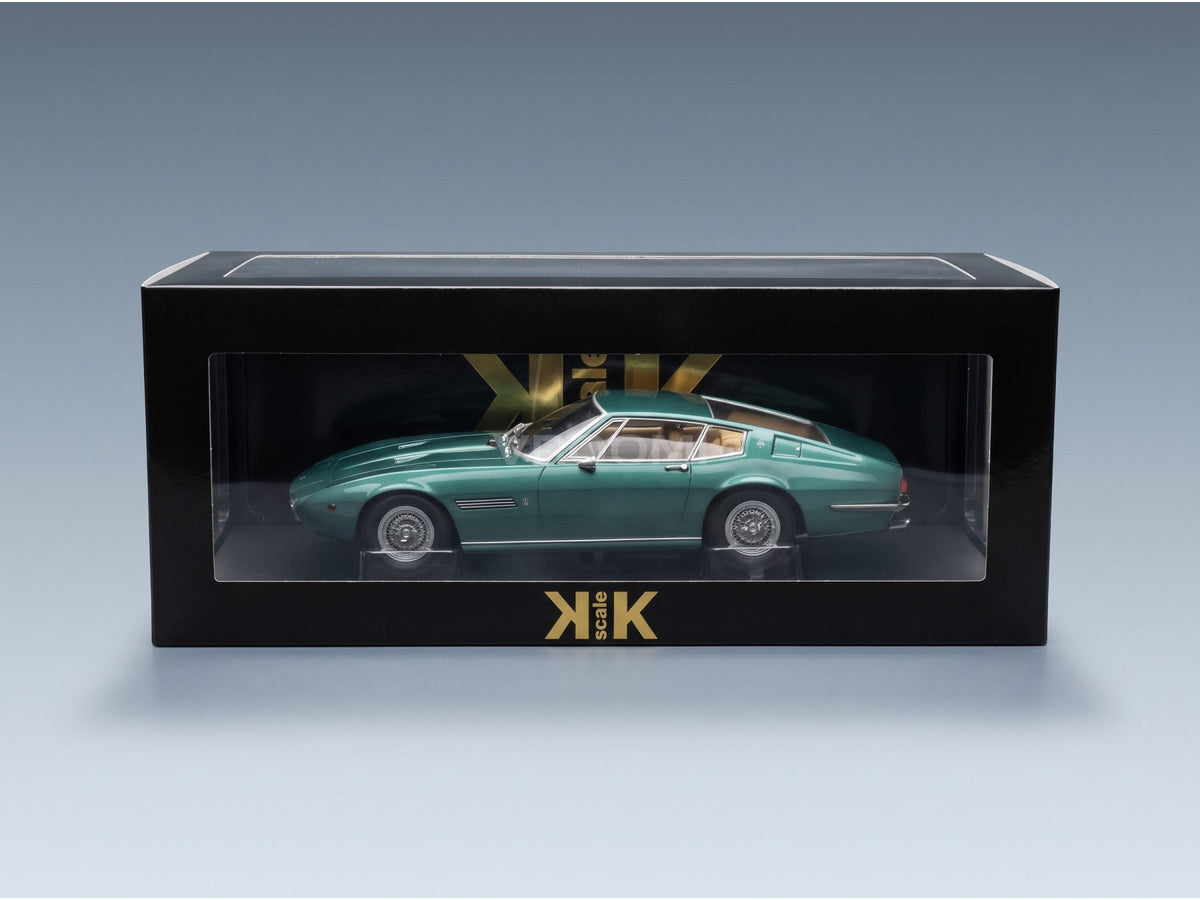 Maserati Ghibli Coupé 1969 Green Metallic KK Scale 1:18 scale model - original packaging