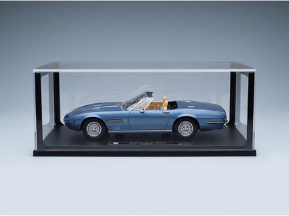 Maserati Ghibli Spider Cabriolet Open Alloy Rims 1970 Light Blue KK Scale 1:18 scale model - original packaging