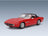 Maserati Ghibli Spider Cabriolet Open Spoked Rims 1970 Red KK Scale 1:18 scale model - front three-quarter view