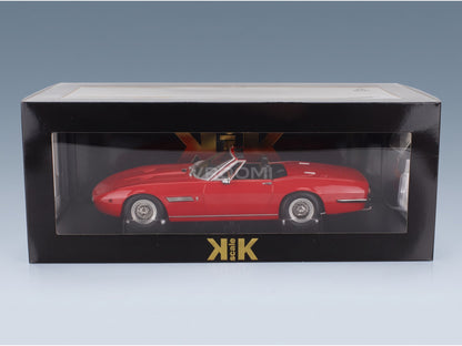 Maserati Ghibli Spider Cabriolet Open Spoked Rims 1970 Red KK Scale 1:18 scale model - original packaging