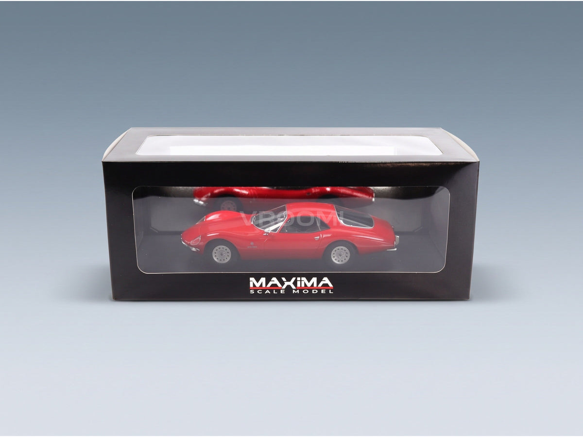 Alfa Romeo Giulia TZ2 Coupé Pininfarina 1965 Rosso Alfa Maxima 1:18 scale model - original packaging