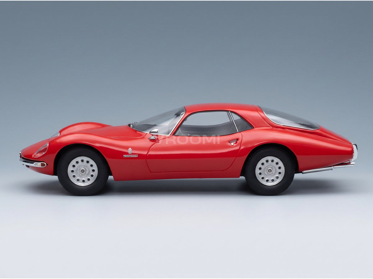 Alfa Romeo Giulia TZ2 Coupé Pininfarina 1965 Rosso Alfa Maxima 1:18 scale model - side view