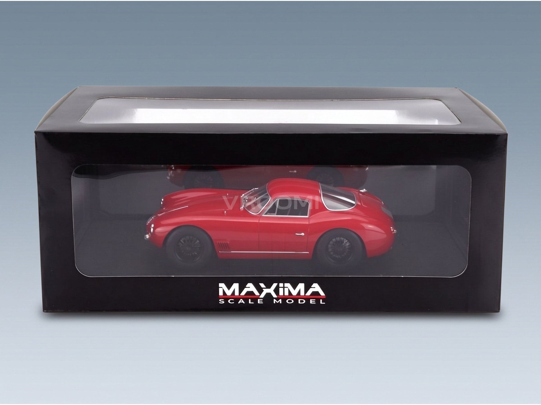 Alfa Romeo ATL Sport Coupé 2000 1968 Black Wheels Rosso Alfa Maxima 1:18 scale model - original packaging