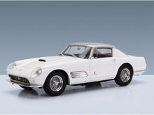 Ferrari 410 Superamerica III Series Pininfarina Coupé 1958 White Silver Maxima 1:18 scale model - front three-quarter view