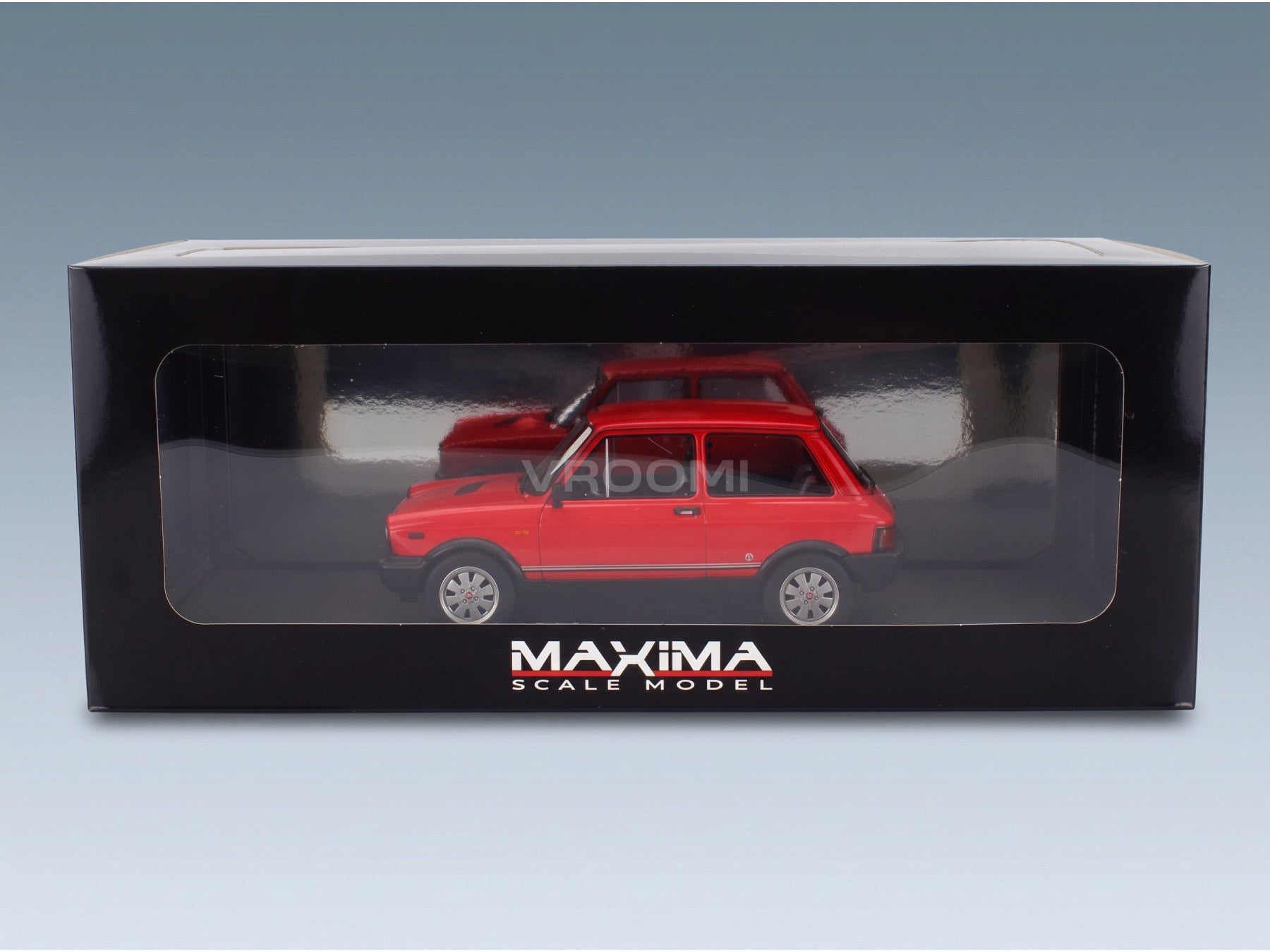 Autobianchi A112 Abarth VII Series 1984 Rosso Corsa Maxima 1:18 scale model - original packaging