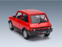 Autobianchi A112 Abarth VII Series 1984 Rosso Corsa Maxima 1:18 scale model - rear three-quarter view