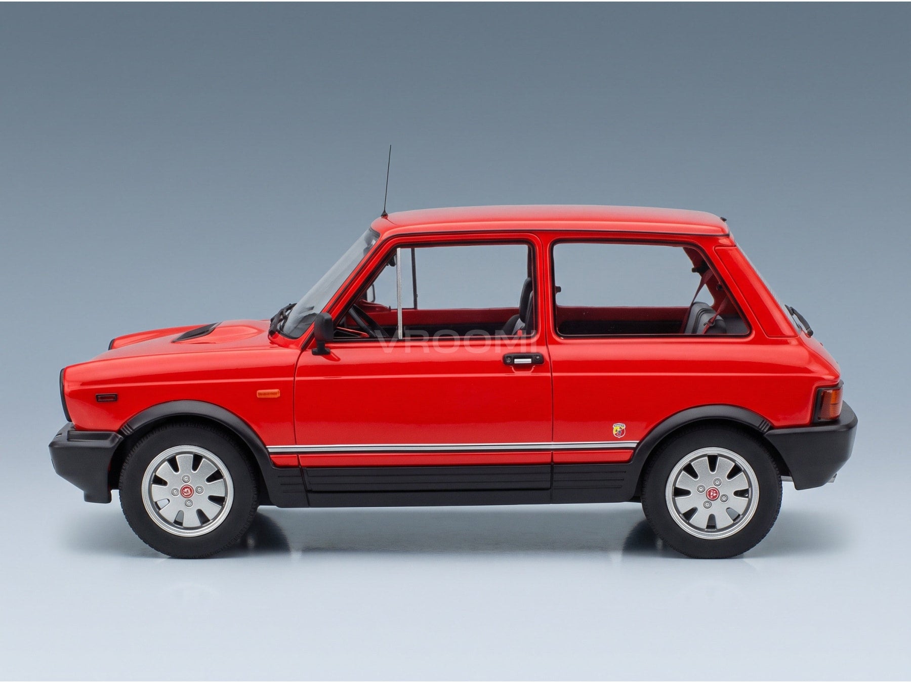 Autobianchi A112 Abarth VII Series 1984 Rosso Corsa Maxima 1:18 scale model - side view