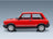 Autobianchi A112 Abarth VII Series 1984 Rosso Corsa Maxima 1:18 scale model - side view