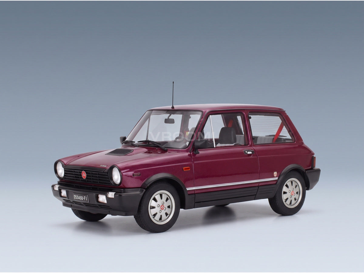 Autobianchi A112 Abarth VII Series 1984 Red Ardenza Metallic Maxima 1:18 scale model - front three-quarter view