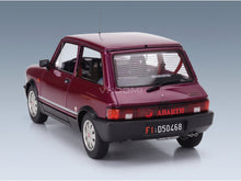 Autobianchi A112 Abarth VII Series 1984 Red Ardenza Metallic Maxima 1:18 scale model - rear three-quarter view