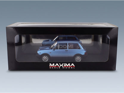 Autobianchi A112 Abarth VII Series 1984 Light Blue Metallic Maxima 1:18 scale model - original packaging
