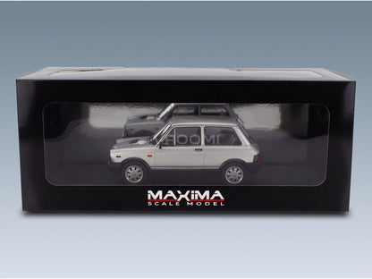 Autobianchi A112 Abarth VII Series 1984 Silver Maxima 1:18 scale model - original packaging