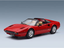 FERRARI - 308 GTS SPIDER OPEN ROOF 1977 - RED scale model - front three-quarter view