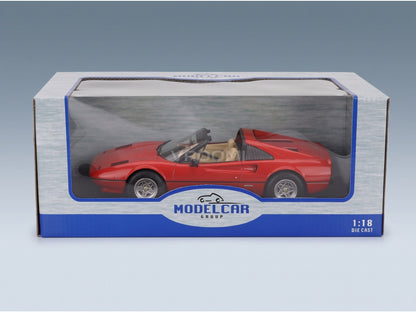 FERRARI - 308 GTS SPIDER OPEN ROOF 1977 - RED scale model - original packaging