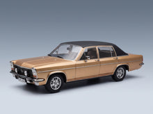 Opel Diplomat B 1972 Gold Black MCG 1:18 scale model - front three-quarter view