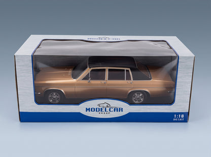 Opel Diplomat B 1972 Gold Black MCG 1:18 scale model - original packaging