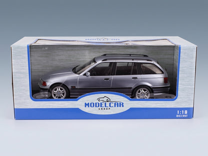 BMW 3 Series 328i Touring Station Wagon 1995 Blue Metallic MCG 1:18 scale model - original packaging