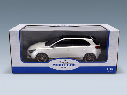Hyundai i30 Drive-N Limited Edition 2021 White Metallic MCG 1:18 scale model - original packaging