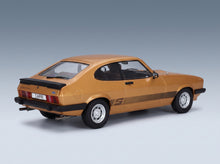 Ford Capri MkIII Coupé 1978 Gold MCG 1:18 scale model - rear three-quarter view